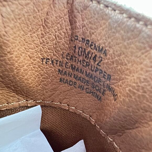 LUCKY BRAND Woman's Tan Suede Booties 10/42   Western Retro Grunge - Picture 9 of 9